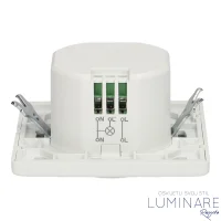 SENZOR POKRETA MIKROVALNI UGRADBENI ZIDNI 180° IP20 MAX 1200W BIJELI - Slika 3