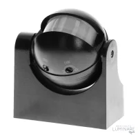 SENZOR POKRETA ZIDNI 180° IP44 MAX 1200W CRNI - Slika 2