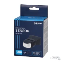 SENZOR POKRETA ZIDNI PODESIVI 180° IP65 MAX 1200W CRNI - Slika 3