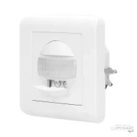 SENZOR POKRETA UGRADBENI ZIDNI 160° IP20 MAX 300W BIJELI - Slika 4