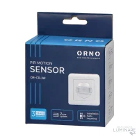 SENZOR POKRETA UGRADBENI ZIDNI 160° IP20 MAX 300W BIJELI - Slika 3
