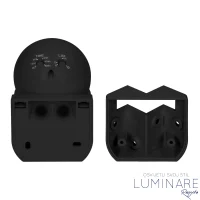 SENZOR POKRETA ZIDNI 220° IP44 MAX 1200W CRNI - Slika 2
